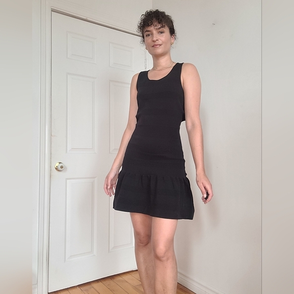 Sandro Elegant Black Sleeveless Dress - Picture 1 of 10